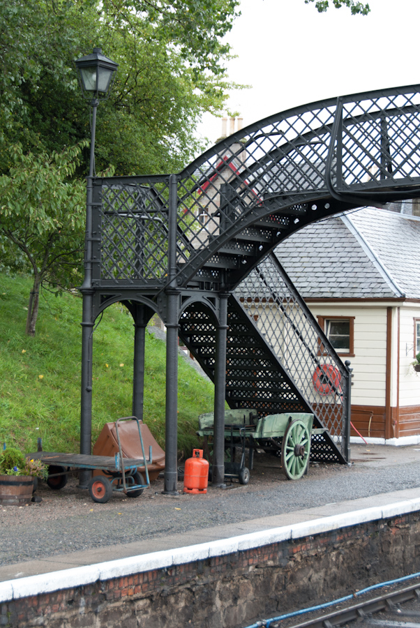 Strathspey Railway, Boat of Garten Station, Footbridge